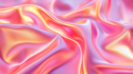 Obraz premium Pink Gold and Light Orange Smooth Silk Gradient Background