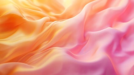 Fototapeta premium Pink Gold and Orange Smooth Silk Gradient Background Degrade