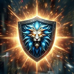Shield of Courage A bold radiant form deflecting fear