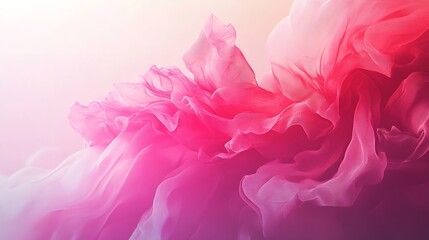 Obraz premium Pink Gradient White Background Banner Template for Use in Th