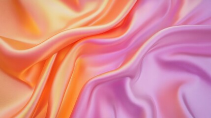 Obraz premium Pink Gold and Orange Smooth Silk Gradient Background Degrade