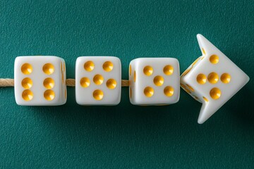 Dice Arrow: A Game of Chance and Direction