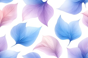 Floral leaves design nature background digital art serene environment aesthetic viewpoint