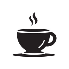 cup of coffee silhouette 