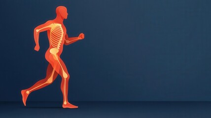Fototapeta premium fitness trackers activity detection. Bioimpedance analysis BIA sensors, tracking body composition and hydration during physical activity
