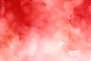 Obraz premium Hand painted abstract red watercolor background