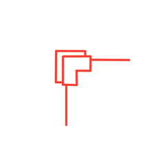 Chinese corner border ornament