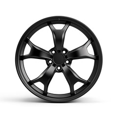 Car wheel discs isolated on white background