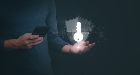 Data Information protection and encryption using network technology for security to prevent crime,...