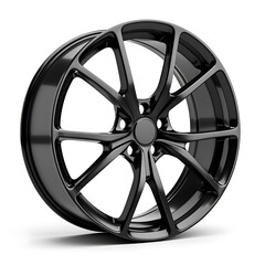 Car wheel discs isolated on white background