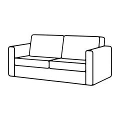 sofa isolated PNG transparent