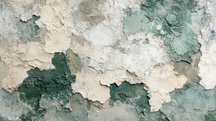 Fototapeta premium Weathered Wall Texture Shows Aged Paint Flakes