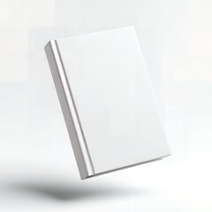 Blank White Book Cover Mockup: Perfect for Design Presentations and Book Cover Previews