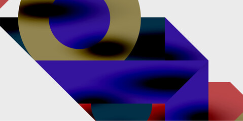 Vibrant abstract background circles with smooth gradients, creating a dynamic and modern design. Ideal for creative, tech, or contemporary-themed projects