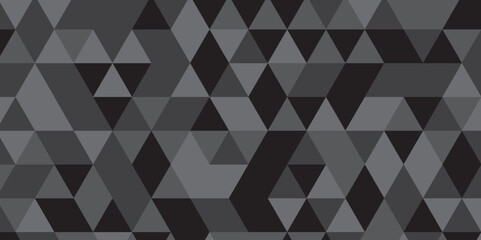 Fototapeta premium Abstract minimal Geometric origami dark black, gray square cube triangulated random cube low polygon triangle textile abstract corporate creative design.
