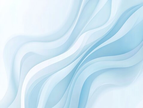 Abstract light blue wavy background. (1)