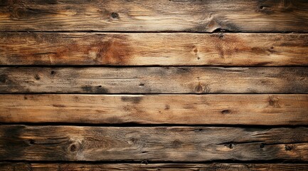 Fototapeta premium Dark brown rustic wooden planks background texture. (5)