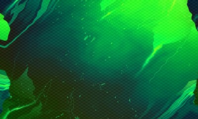 Vibrant Green Abstract Background with Textured Overlay
