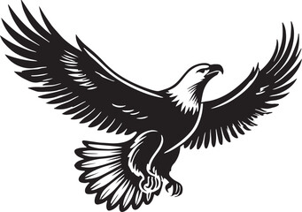 eagle silhouette vector illustration