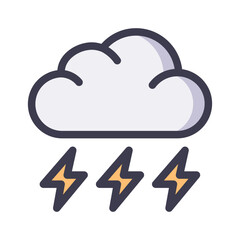 Lightning weather filled Style