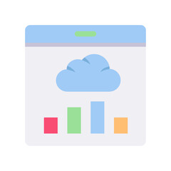 Weather Graph flat Style