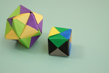 折り紙でつくったくす玉