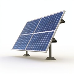 A solar panel capturing sunlight, showcasing innovation in renewable energy technology for sustainable living.
