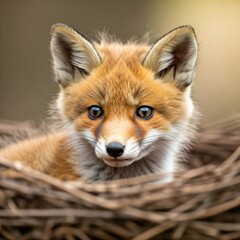 Fototapeta premium red fox vulpes