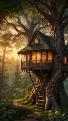 lantern in the garden