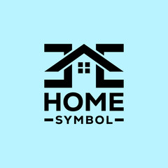 Home Modern Symbol Logo Design Vector