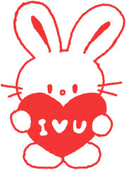 토끼 © titi.drawing