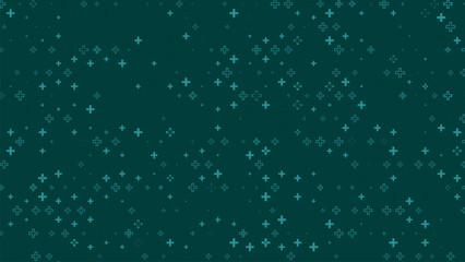 Healthcare Medical Plus Pattern. Medical Research or Tech Innovation Online Webinar Presentation Event.Math Design Elements Background. Medical Tech Back. 