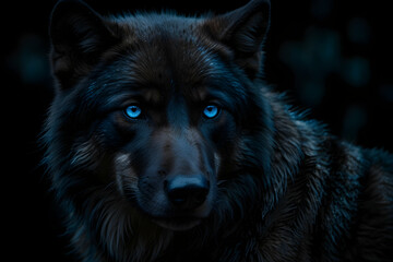 portrait of a wolf