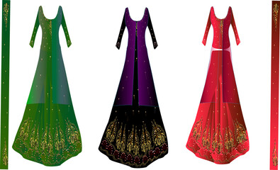 new stylist koty lehengga dress © Shima