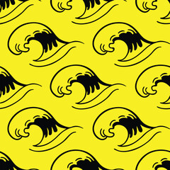 Abstract Weave Lines Seamless Pattern Design.