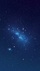 Fototapeta premium Celestial Night Sky Star Cluster Cosmic Display