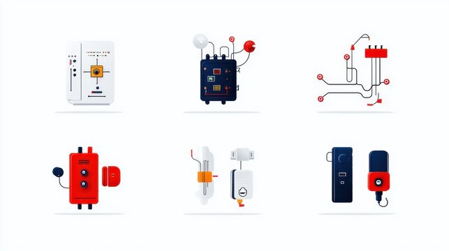 Implementing pid controller icons for enhanced control systems visual guide and insights in technology graphic design engineering and automation