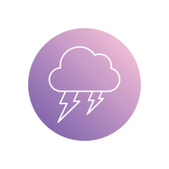 Strom  icon isolated on a white background. Vector illustration.