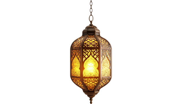 one hanging an islamic lantern png