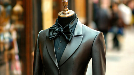 smart tailor suit on mannequin