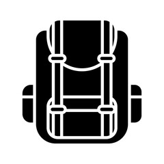 school bag icon isolated on white background