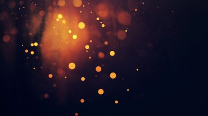 A dark background with yellow and orange glowing lights, providing the perfect backdrop for text or graphic overlays