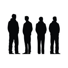 Male person silhouette 