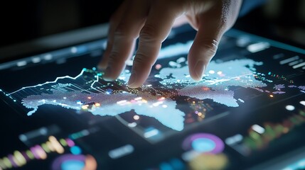 Interacting with Global Data Visualization Through Advanced Digital Interfaces