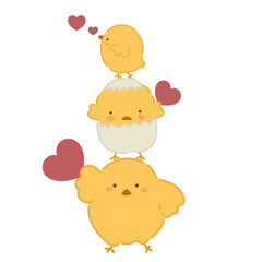 Discover charming baby chick art! Perfect cute cartoon designs for kids, nature themes, and farm-inspired illustrations. Ideal for your creative projects and more
