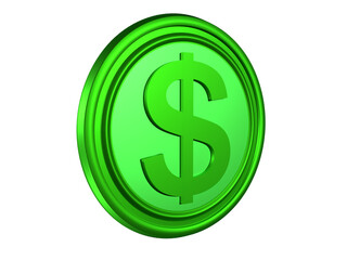 Green dollar sign