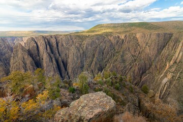 Black Canyon of the Gunnison National Park scenic view.