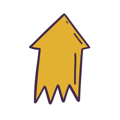 A Stylized Arrow Icon Representing Growth and Progress in Various Illustrations and Designs