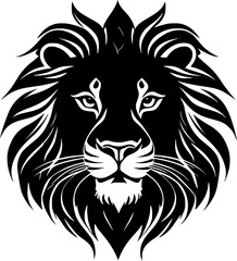 lion head vector