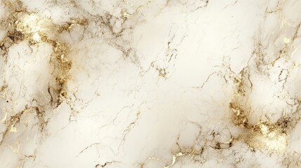Fototapeta premium Elegant Beige Marble With Gold Veining Texture